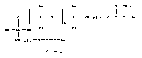 Structure of (C2H6 O Si)n C18 H34 O5 Si2