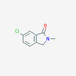 6-chloro-2-methylisoindolin-1-one结构式