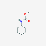 Structure of Carbamic acid, cyclohexyl-, methyl ester