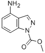 4-Amino-1h-Indazole-1-Carboxylic Acid Methyl Ester结构式