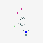 Structure of Benzenemethanamine, 2-chloro-4-(trifluoromethyl)-