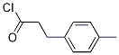 Benzenepropanoyl chloride, 4-Methyl-结构式