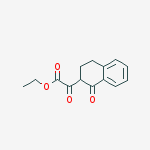 Structure of Ethyl 2-oxo-2-(1-oxo-1,2,3,4-tetrahydronaphthalen-2-yl)acetate
