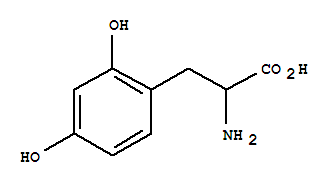 Structure of Tyrosine, 2-hydroxy-