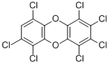 Structure of 1,2,3,4,6,7,9-HEPTACHLORODIBENZO-P-DIOXIN