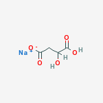 Structure of Sodium hydrogen malate
