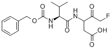 Structure of Z-VAL-DL-ASP-FLUOROMETHYLKETONE