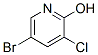 Structure of 5-BROMO-3-CHLORO-2-HYDROXYPYRIDINE