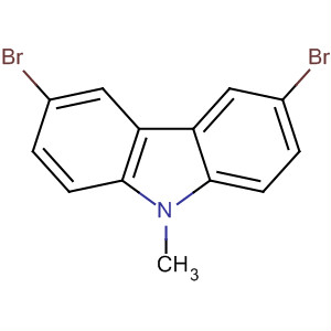 9H-Carbazole, 3,6-dibromo-9-methyl-结构式