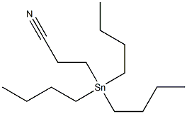 Structure of 3-(tributylstannanyl)propanenitrile