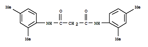 N,N-BIS-(2,4-DIMETHYL-PHENYL)-MALONAMIDE结构式