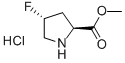 methyl (2S,4R)-4-fluoropyrrolidine-2-carboxylate hydrochloride结构式