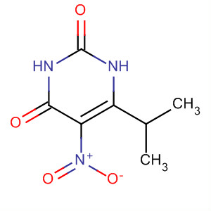 2,4(1H,3H)-Pyrimidinedione, 6-(1-methylethyl)-5-nitro-结构式