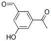 BENZALDEHYDE, 3-ACETYL-5-HYDROXY-结构式
