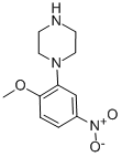 Structure of 1-(2-METHOXY-5-NITROPHENYL)PIPERAZINE