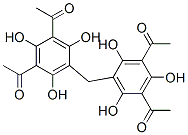 1,1,1,1-[Methylenebis(2,4,6-trihydroxy-5,1,3-benzenetriyl)]tetrakisethanone结构式