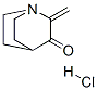 Structure of 2-methylenequinuclidin-3-one hydrochloride