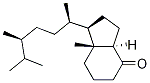 Structure of (1R,3aR,7aR)-1-((2R,5S)-5,6-diMethylheptan-2-yl)-7a-Methylhexahydro-1H-inden-4(2H)-one