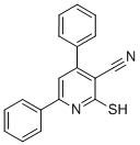 Structure of 2-Mercapto-4,6-diphenyl-nicotinonitrile
