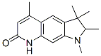 Structure of 1,2,3,8-tetrahydro-1,2,3,3,5-pentamethyl-7H-pyrrolo[3,2-g]quinolin-7-one