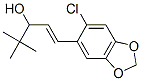 1-[2-Chloro-4,5-(methylenedioxy)phenyl]-4,4-dimethyl-1-penten-3-ol结构式