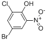 Structure of 4-BROMO-2-CHLORO-6-NITROPHENOL