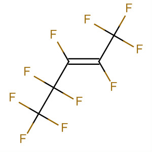 Structure of 2-Pentene, 1,1,1,2,3,4,4,5,5,5-decafluoro-, (2E)-