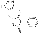 Structure of PHENYLTHIOHYDANTOIN HISTIDINE