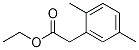 Structure of Benzeneacetic acid, 2,5-diMethyl-, ethyl ester
