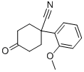 1-(2-甲氧苯基)-4-氧代环己甲腈结构式