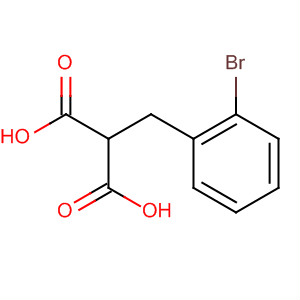 Structure of Propanedioic acid, [(2-bromophenyl)methyl]-