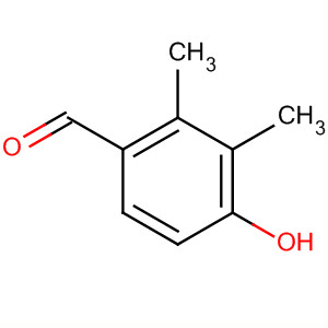 Chemical structure of Benzaldehyde, 4-hydroxy-2,3-dimethyl-