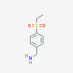 Structure of Benzenemethanamine, 4-(ethylsulfonyl)-