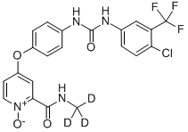 Structure of SORAFENIB N-OXIDE