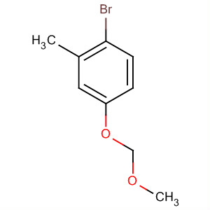 Benzene, 1-bromo-4-(methoxymethoxy)-2-methyl-结构式