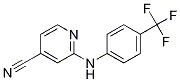 Structure of 2-(4-(trifluoroMethyl)phenylaMino)isonicotinonitrile