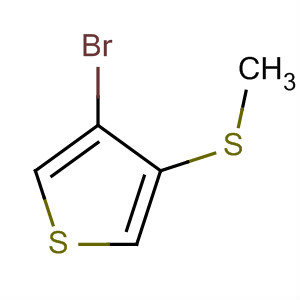 Structure of Thiophene, 3-bromo-4-(methylthio)-
