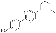 Structure of 2-(4Hydroxyphenyl)-5-n-heptylpyrimidine