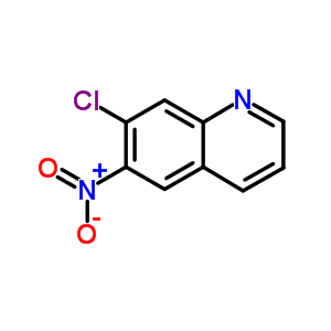 Structure of 7-chloro-6-nitroquinoline