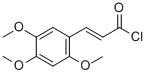 Structure of 3-(2,4,5-TRIMETHOXYPHENYL)-2-PROPENOYLCHLORIDE