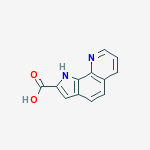 1H-pyrrolo[3,2-h]quinoline-2-carboxylic acid结构式