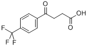 Structure of 4-OXO-4-(4-TRIFLUOROMETHYLPHENYL)BUTYRIC ACID