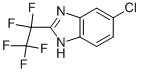 Structure of 6-Chloro-2-(perfluoroethyl)benzimidazole