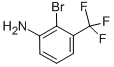 Structure of 2-bromo-3-(trifluoromethyl)aniline