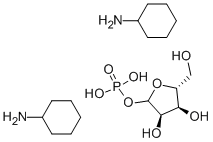 Structure of D-RIBOSE 1-PHOSPHATE, BISCYCLOHEXYLAMMONIUM SALT