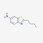 Structure of 6-BENZOTHIAZOLAMINE,2-BUTYL-
