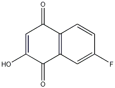 7-Fluoro-2-hydroxynaphthalene-1,4-dione结构式