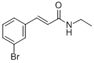 Structure of TRANS-3-BROMO-N-ETHYLCINNAMAMIDE