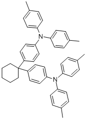 Structure of 4,4-Cyclohexylidenebis[N,N-bis(4-methylphenyl)aniline]