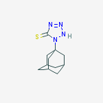 1,2-二氢-1-(金刚烷-1-基)-5H-四唑-5-硫酮结构式